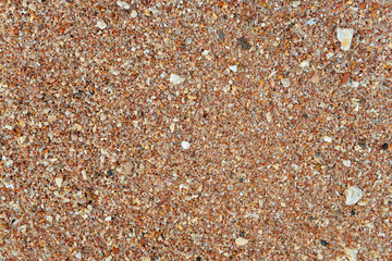 Sand texture for background. Top view.