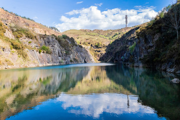 lagoon of La Arboleda that is near Bilbao, vizcaya