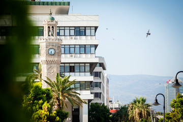İzmir clock tower in konak square