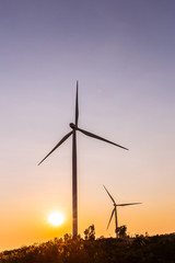 Wind turbine Electricity production by wind energy