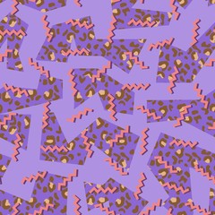 80ties Seamless Pattern