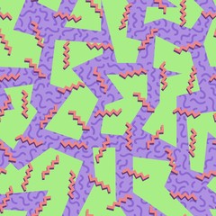 80ties Seamless Pattern