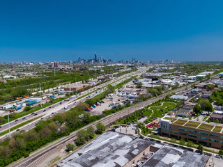 Chicago Industrial Aerial