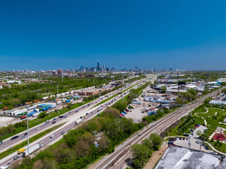 Chicago Industrial Aerial