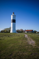 Fototapeta na wymiar South Lighthouse on the island of Yolland