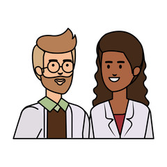 professionals doctors avatars characters