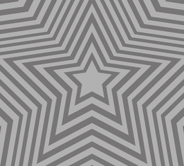 Grey stars labyrinth pattern vector