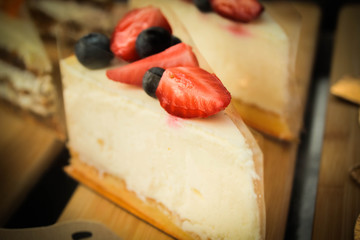 cheese with strawberry