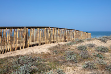 central beach of Hossegor Soorts France