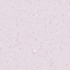 Terrazzo seamless pattern. Vector floor texture with marble, granite, concrete