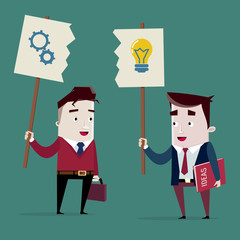 Men find business interests for cooperation