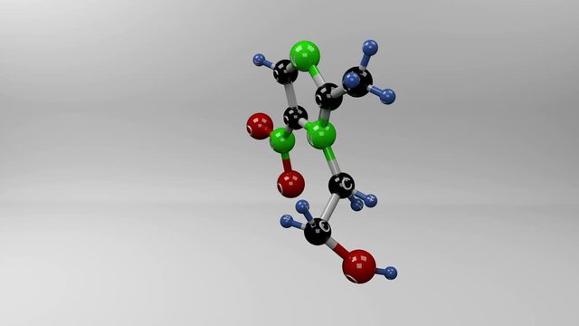 Metronidazole molecule. Molecular structure of metronidazole, bactericidal agent used as treatment of anaerobic bacteria and certain protozoan and parasitic infections.