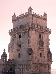 Historic Torre de Belem in Lisbon in Portugal