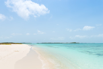 Beautiful Caribbean beach, in Los Roques Archipelago, Venezuela