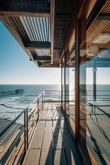 Balcony at the Scripps Institution of Oceanography in La Jolla Shores, San Diego, California