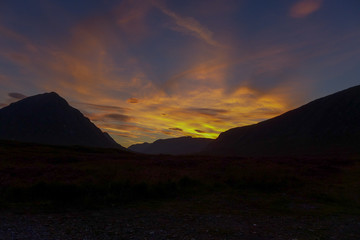 Glen Coe Sunset