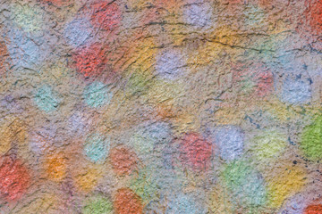 Fototapeta na wymiar Colorful texture of painted concrete