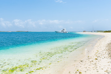 Beautiful Caribbean beach, in Los Roques Archipelago, Venezuela