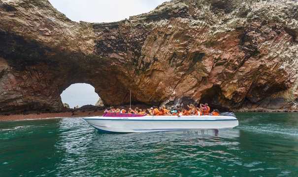 Ballestas island boat tour in Peru