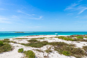 Beautiful Caribbean beach, in Los Roques Archipelago, Venezuela