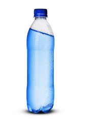 small plastic bottle with liquid