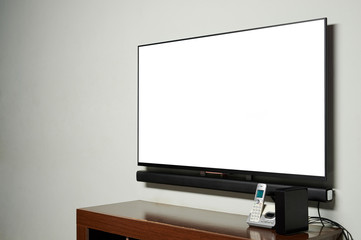 Tv panel on wall