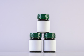 Empty bottle cream moisturizer lotion