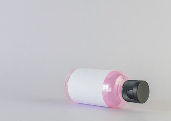 Empty bottle cream moisturizer lotion