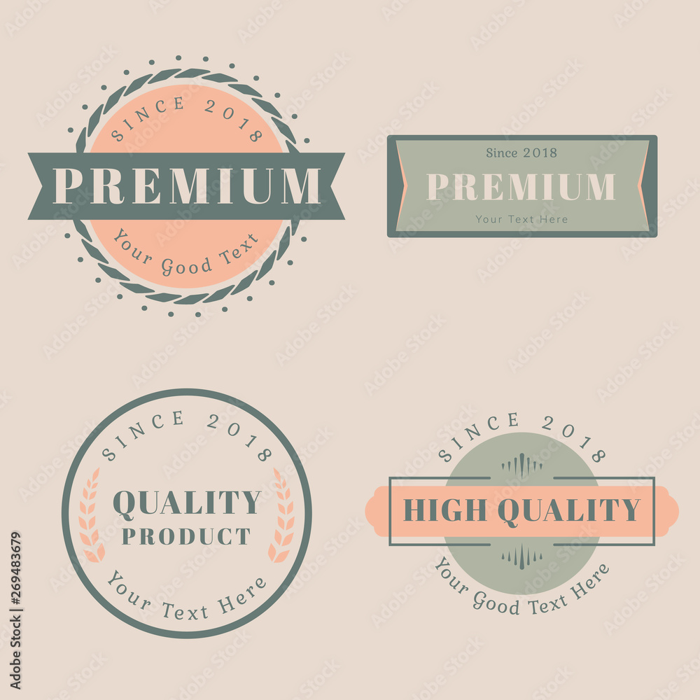 Poster logo design templates