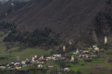 mestia panorama in svanetia