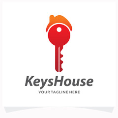 Keys House Logo Design Template