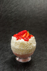 アジアのかき氷　Shaved ice that Asian fruit