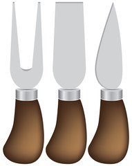 Set tools for cheese