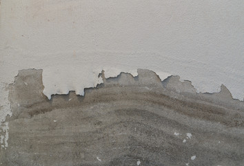 Old paint that expires on the cement wall At home and expired , Which waits for the erosion  used is background