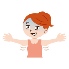 二の腕が気になる女性