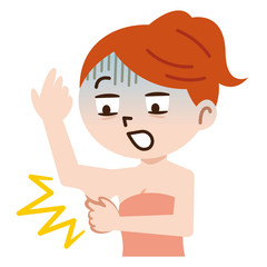 二の腕が気になる女性