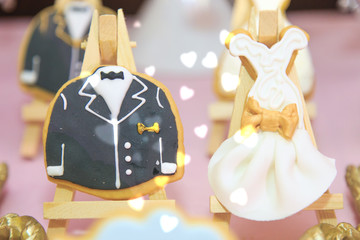 Dessert at the wedding