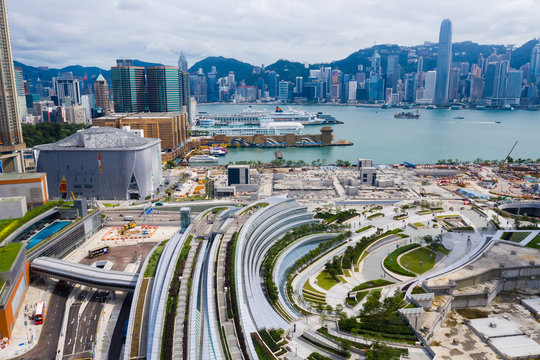 Top View Of West Kowloon Station