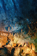 鍾乳洞内部ライトアップ