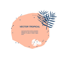 Tropical floral template for design. - 269501833