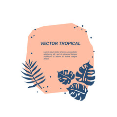 Tropical floral template for design. - 269501847
