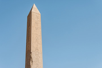 Obelisk of Thutmose At The Temple Of Amon-Ra, Karnak, Luxor Egypt
