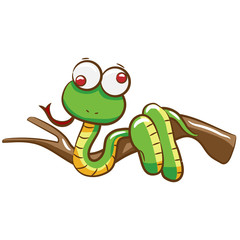 snake vector graphic