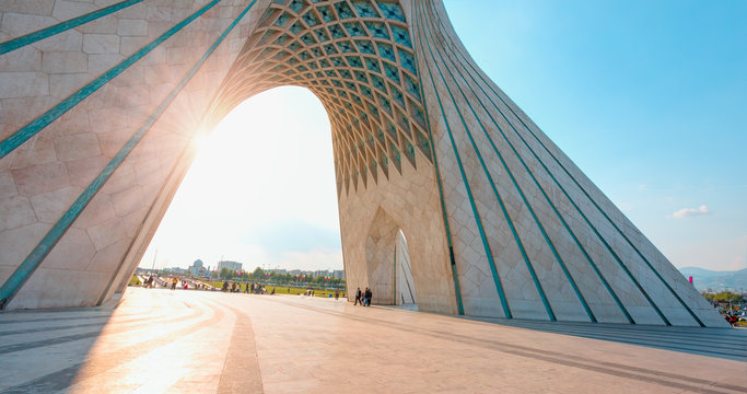 Azadi Tower located at Azadi Square - Tehran, Iran Stock Photo | Adobe Stock
