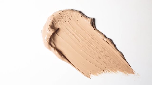 Foundation for face. Cosmetic smears.texture liquid makeup foundation