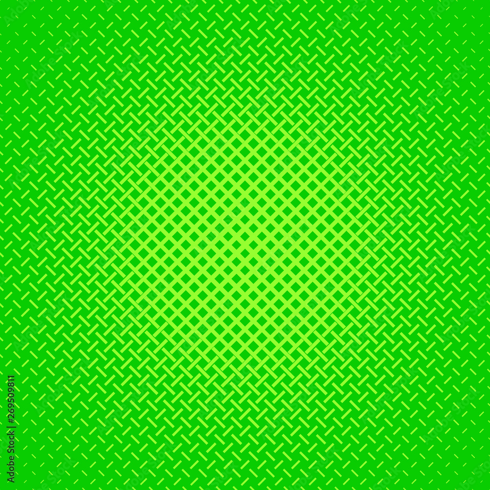 Poster green halftone stripe pattern background design - abstract vector design