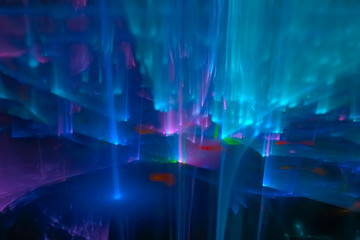 abstract digital fractal fantasy design  magic dynamic