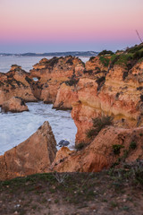 sunset in Algarve Portugal