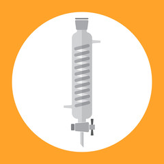 Icon of laboratory science equipment,