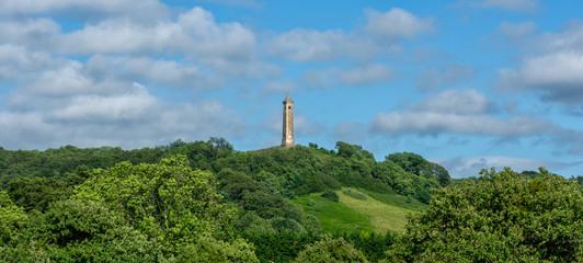 The Tyndale Monument, Gloucestershire, UK. It was built in honour of William Tyndale, a translator...